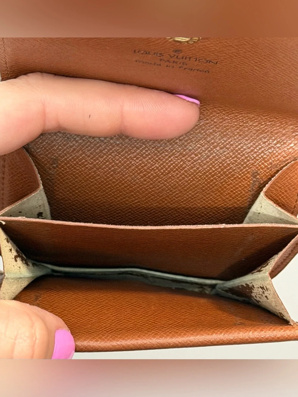 Louis Vuitton Monogram Porte-Monnaie Gousset coin purse